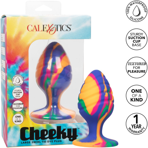 Cheeky Large Swirl Tie-Dye Plug
