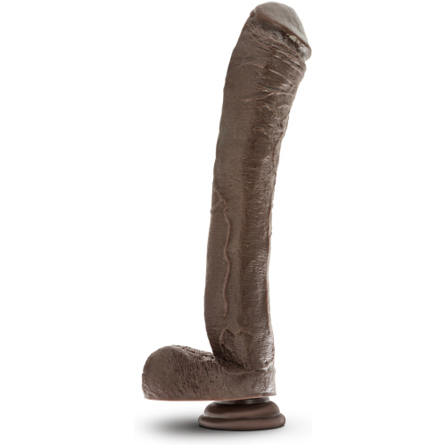Dr. Skin Mr. Ed 13 Inch Dildo With Suction Cup - Chocolate