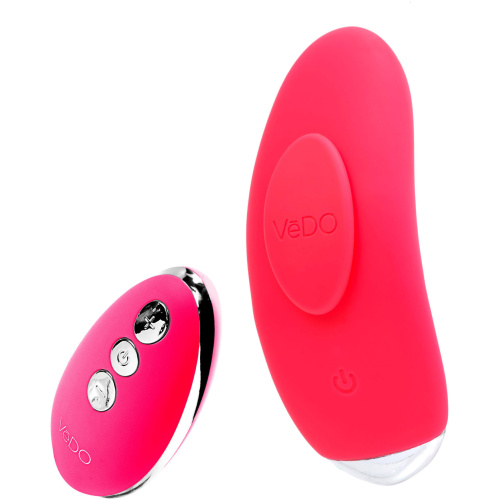 Niki Rechargeable Flexible Magnetic Panty Vibe - Pink
