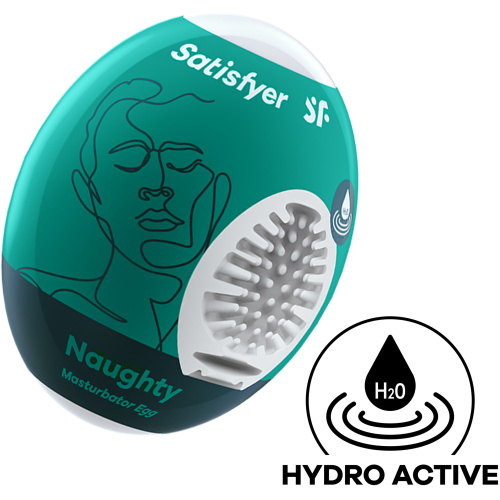 Satisfyer Masturbator Egg - Naughty - Dark Green