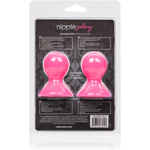 Nipple Play Silicone Pro Nipple Suckers - Pink