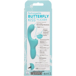 Rechargeable Butterfly Kiss Flicker - Blue