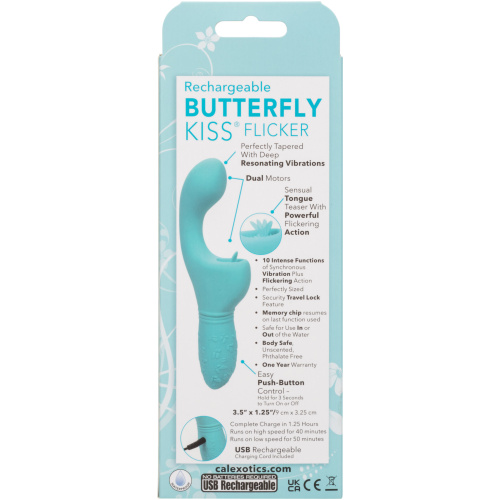 Rechargeable Butterfly Kiss Flicker - Blue