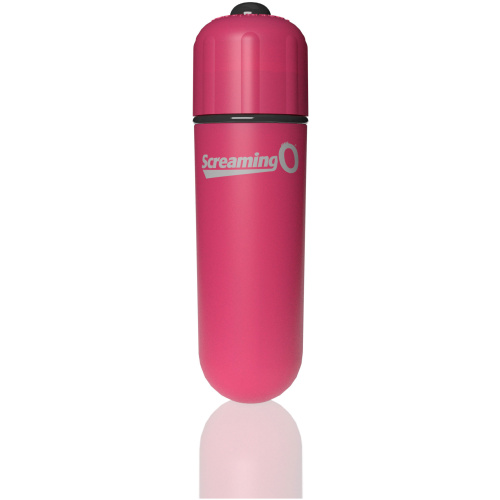 Screaming O 4t - Bullet - Super Powered One Touch Vibrating Bullet - Strawberry