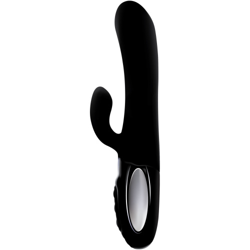 Hypnotic - Black - Thrusting Rabbit With Swinging Clitoral Stimulator