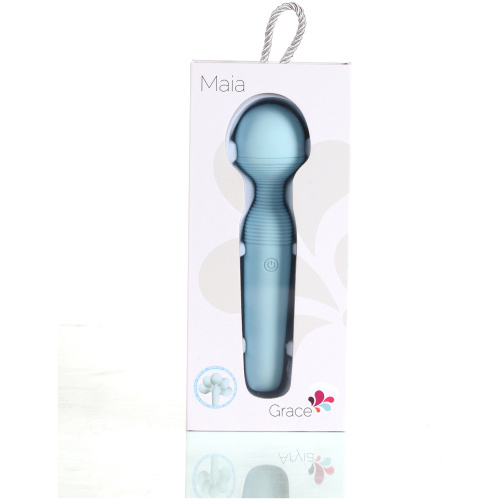 Grace Bendable Vibrating Pleasure Wand - Blue