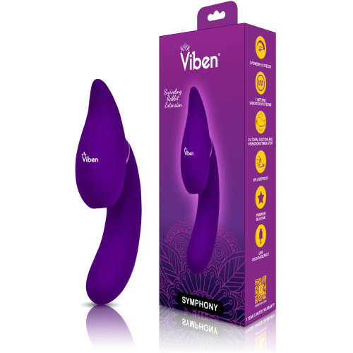 Symphony - Violet - Insertable Triple Motor Vibe