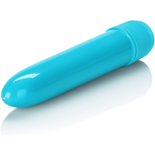 Mini Neon Multi-Speed Vibe 4.5 Inches - Blue