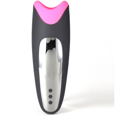 Piper USB Rechargeable Multi Function Masturbator With Suction - Black/pink