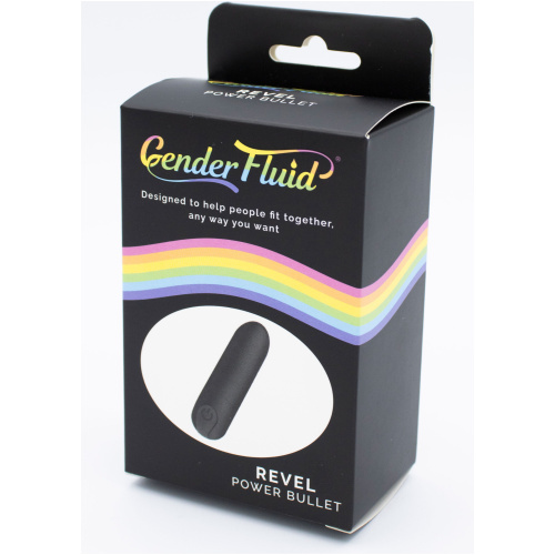 Gender Fluid Revel Power Bullet - Matte Black