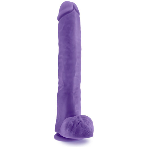 Au Naturel - Bold - Daddy - 14 Inch Dildo - Purple