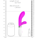 Achilles - Ultra Soft Silicone - 10 Speeds - Fuchsia