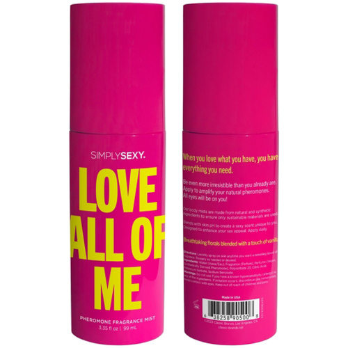 Love All of Me - Pheromone Fragrance Mists 3.35 Oz
