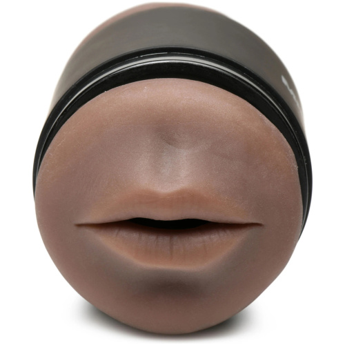 Mistress Double Shot Mouth and Pussy Stroker - Dark