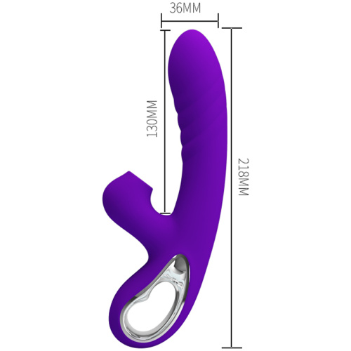 Pretty Love Jersey Sucking and Vibrating Rabbit - Purple