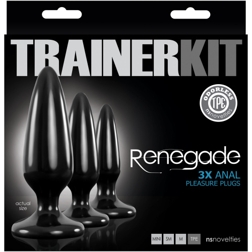 Renegade Pleasure Plug 3pc Trainer Kit