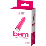 Bam Rechargeable Bullet - Hot in Bed Pink