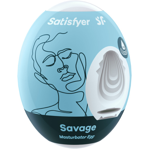 3 Pc Set Masturbator Egg - Savage - Blue