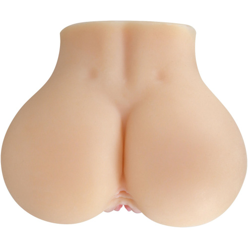 Mila Realistic Vagina and Ass Vibrator - Light