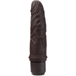 Dr. Skin Silicone - Dr. Robert - 7 Inch Vibrating Dildo - Brown