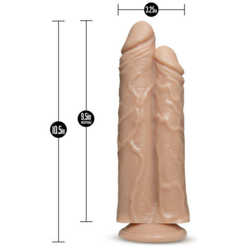 Dr. Skin - Double Trouble - Double Shaft Dildo - Vanilla