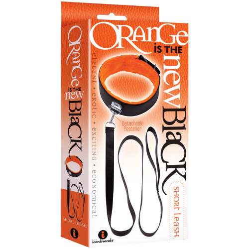 The 9's Orange Is the New Black Short Leash - Black