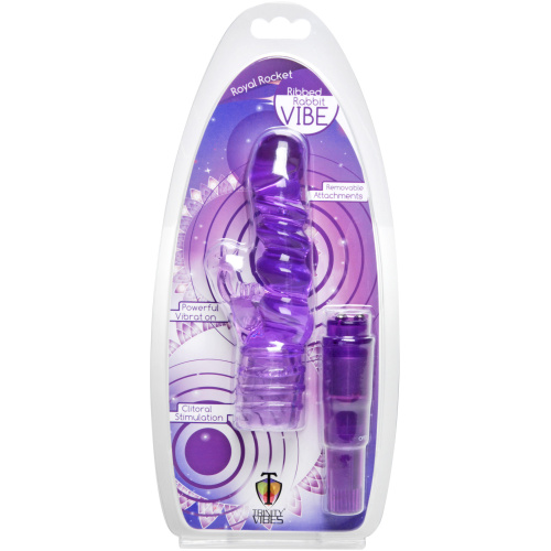 Royal Rocket Ribbed Rabbit Vive - Purple