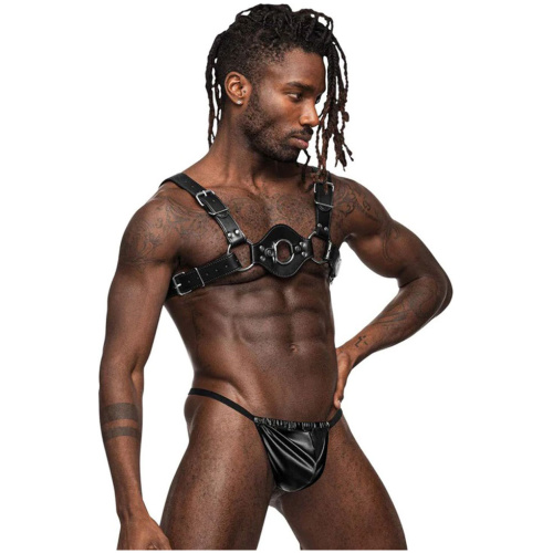 Libra Leather Harness - Black