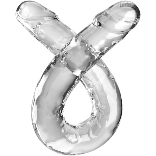 18 Inch Double Dildo - Clear