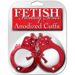 Fetish Fantasy Series Anodized Cuffs - Red