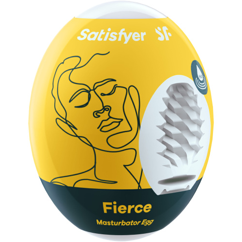 Satisfyer Masturbator Egg - Fierce - Yellow