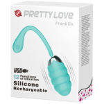 Pretty Love Franklin Rechargeable Vibrating Egg - Mint