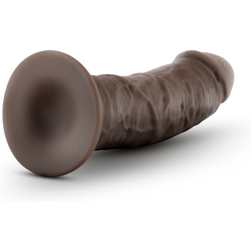 Au Naturel - 8 Inch Dildo With Suction Cup -  Chocolate