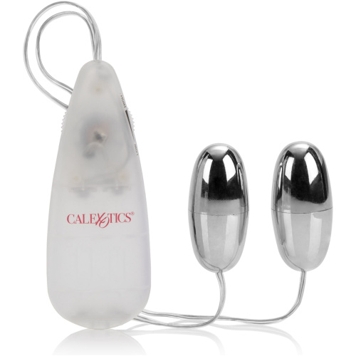 Pocket Exotics Vibrating Double Silver Bullets