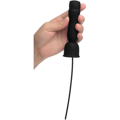 16x Penis Head Teaser With Urethral Sound - Black