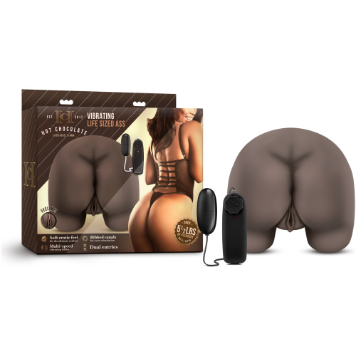 Hot Chocolate - Luscius Tiana - Vibrating Life-Sized Ass