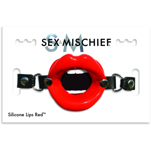 Sex and Mischief Silicone Lips - Red