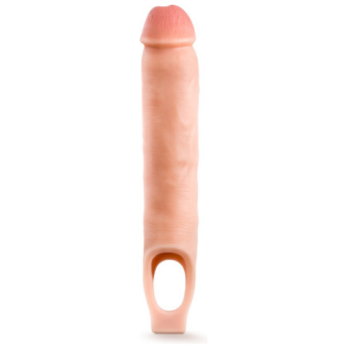 Performance Plus - 11.5 Inch Silicone Cock Sheath Penis Extender - Vanilla