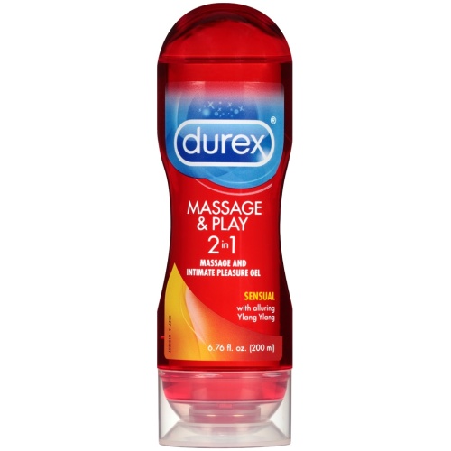 Durex Massage & Play 2 in 1 Sensual Ylang Ylang - 6.76 Fl. Oz. / 200 ml