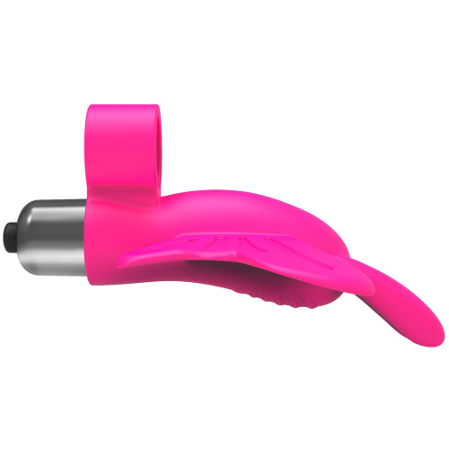 The 9's Flirt Finger Butterfly Finger Vibrator - Pink