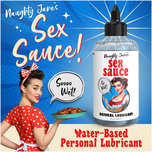 Naughty Jane's Sex Sauce Natural Lubricant 8oz