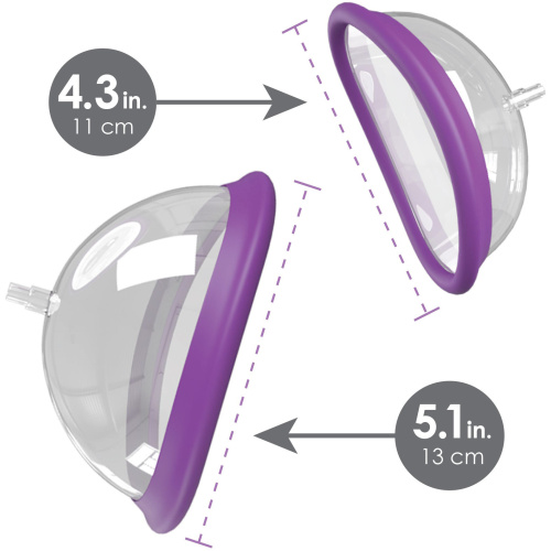 Fantasy for Her Rechargeable Pleasure Pump Kit - Purple