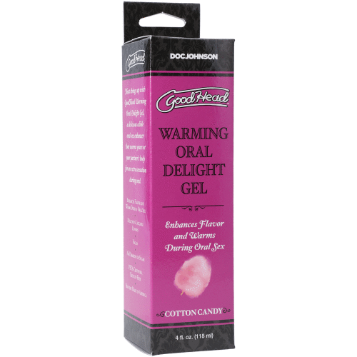 Goodhead - Warming Oral Delight Gel - Cotton Candy - 4 Fl. Oz.