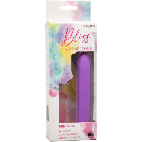 Bliss Liquid Silicone Mini G Vibe - Purple