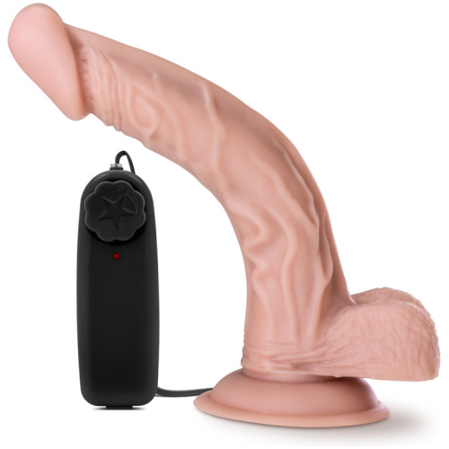 Dr. Skin - Dr. Sean - 8 Inch Vibrating Cock With Suction Cup - Vanilla
