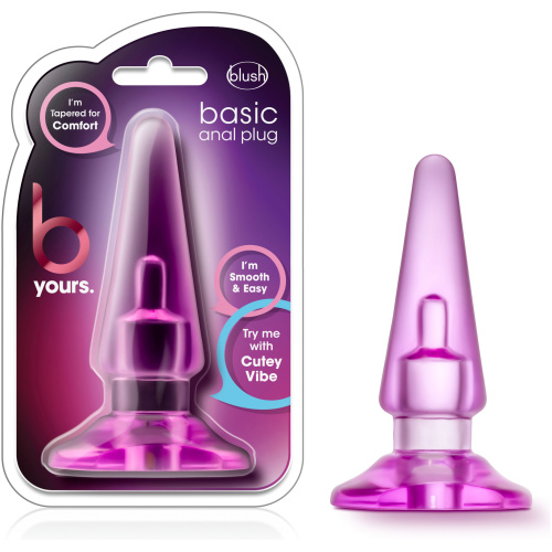 B Yours - Basic Anal Plug - Pink