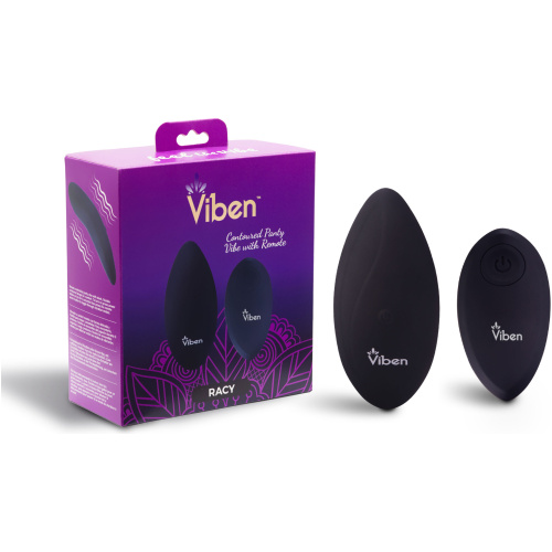 Racy - Remote Control 10 Function Panty Vibe - Black Vibe