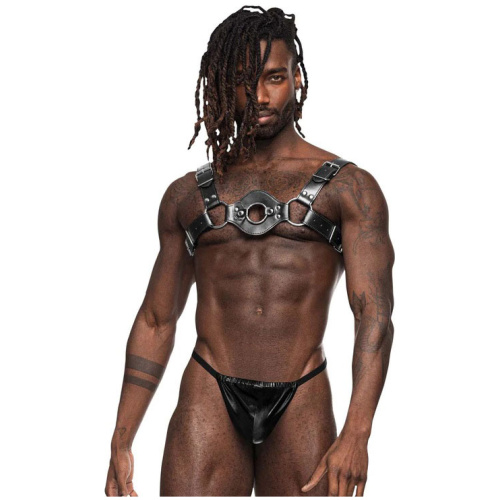 Libra Leather Harness - Black