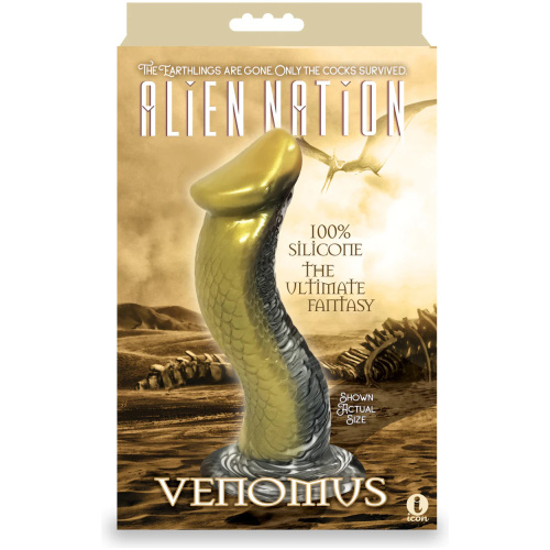 Alien Nation Venomus Silicone Creature Dildo -  Gold