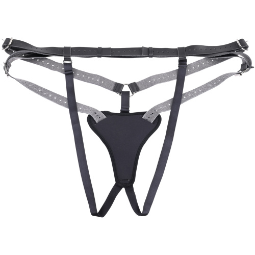 Aurora High Waisted Strap on - Black